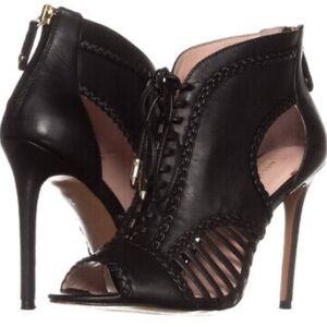 Avec Les Filles Joyce Lace-Up Open-Toe Shooties